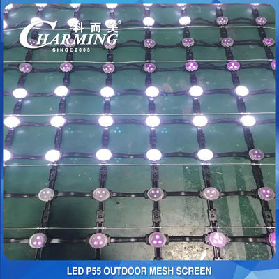Tela de malha de LED flexível ROHS multicena prática à prova d'água P55